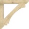 Ekena Millwork Imperial Slat Rough Sawn Bracket, Douglas Fir, 6"W x 48"D x 48"H BKT06X48X48IMP06RDF - alternate 2